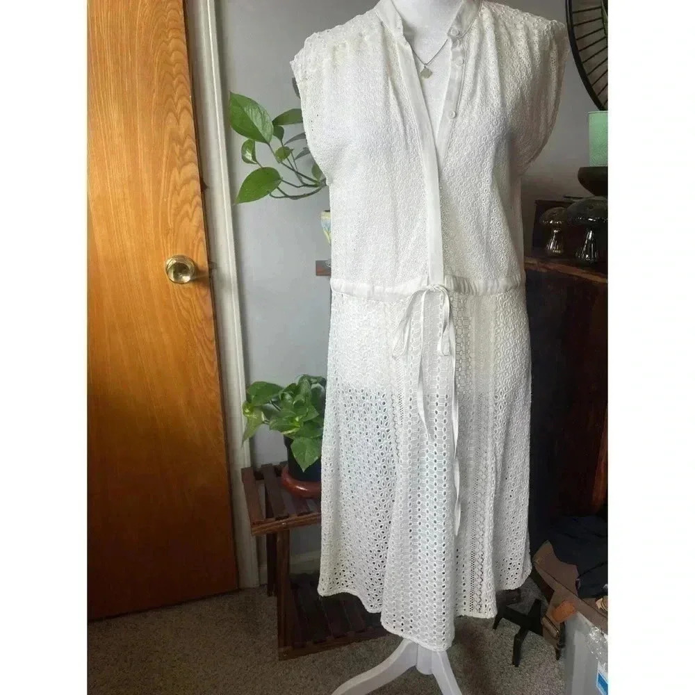All Saints Esla Waist Dress Size 2 - Picture 4 of 10